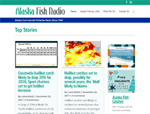 Tablet Screenshot of alaskafishradio.com